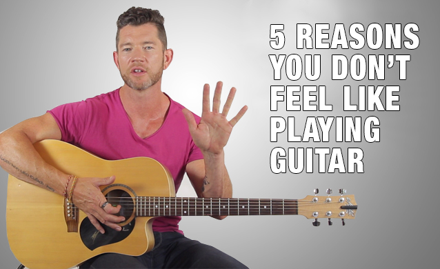 Mark McKenzie teaching the 5 reasons you don't feel like playing guitar